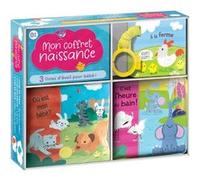 Mon coffret naissance - 3 livres d'éveil pour bébé Marine Guion (Auteur), Jonathan Miller (Illustration), Corinne Delporte (Auteur), Karina Dupuis (Illustration), Carine Laforest (Auteur), Annie Secha