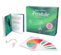 Mon coffret pendule en quartz rose - Découvrez les mystères de la radiesthésie: Un pendule divinatoire en pierre naturelle certifiée, un livre d'initiation et 10 planches de radiesthésie