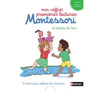 Mon coffret premières lectures Montessori : Le bateau de Tom - Niveau 2 - 4/7 ans -