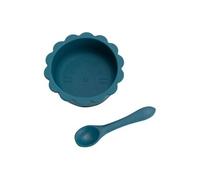 Mon coffret repas bleu en silicone - - Bleu - Silicone