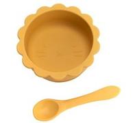 Mon coffret repas jaune en silicone - Amadeus Les Petits - Jaune - Silicone Jaune G