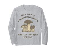 Mon Coin à Champignons Secret d'État Cueillette Cèpes Manche Longue