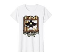 Mon Coin Lecture, règles Coffee Lover Nook Bookworm Halloween T-Shirt Graphique avec Valeur