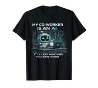 Mon collègue est Une IA Humour Bureau Geek T-Shirt