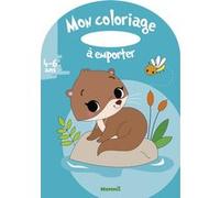 Mon coloriage à emporter - Loutre - Album à colorier avec poignée - Dès 4 ans