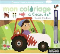 Mon coloriage à l'eau - En visite à la ferme