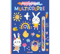 Mon coloriage multicolore - Pâques - Coloriage avec crayon multicolore - Dès 3 ans