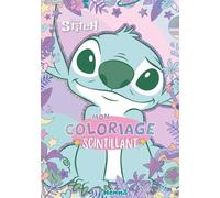 Mon coloriage scintillant - coloriage 4 ans - coloriage pailleté - coloriage Stitch - coloriage Disney