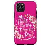 Mon Combat Ma Victoire Rose Sensibilisation au Cancer Coque pour iPhone 11 Pro