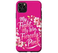 Mon Combat Ma Victoire Rose Sensibilisation au Cancer Coque pour iPhone 11 Pro Max