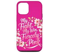 Mon Combat Ma Victoire Rose Sensibilisation au Cancer Coque pour iPhone 12/12 Pro