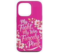 Mon Combat Ma Victoire Rose Sensibilisation au Cancer Coque pour iPhone 13 Pro