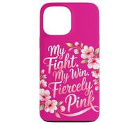 Mon Combat Ma Victoire Rose Sensibilisation au Cancer Coque pour iPhone 13 Pro Max
