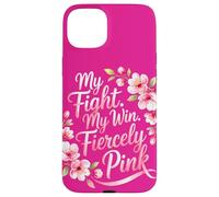 Mon Combat Ma Victoire Rose Sensibilisation au Cancer Coque pour iPhone 15 Plus