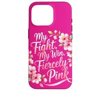 Mon Combat Ma Victoire Rose Sensibilisation au Cancer Coque pour iPhone 16 Pro