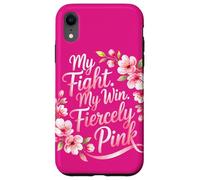 Mon Combat Ma Victoire Rose Sensibilisation au Cancer Coque pour iPhone XR