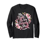 Mon Combat Ma Victoire Rose Sensibilisation au Cancer Manche Longue