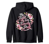 Mon Combat Ma Victoire Rose Sensibilisation au Cancer Sweat à Capuche