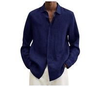 Mon Compte Client Amazon Commande, Chemise Homme Grande Taille Hiver Chemise Blanche Infroissable Manches Longues Chemises sans Repassage Bouton Shirts Col Mao Slim Fit Chemise