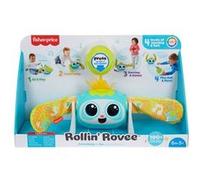 Fisher-Price Jouet d'éveil Rovi Mon Copain de Jeu – Musique, lumières, activités – Bleu – GRW64