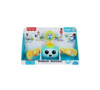 Fisher-Price Jouet d'éveil Rovi Mon Copain de Jeu – Musique, lumières, activités – Bleu – GRW64