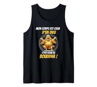 Mon Corps est celui d'un Dieu Bouddha Humour Ventre Débardeur