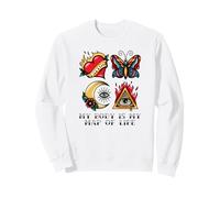 Mon Corps est ma Carte de Vie (Déclaration de Tatouage) Sweatshirt