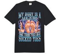 Mon Corps est Une Machine Qui transforme Les Orteils en sucés Comfort Colors Adult Heavyweight T-Shirt