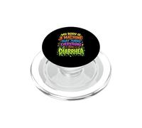 Mon Corps est Une Machine Qui transforme Tout en diarrhée PopSockets PopGrip pour MagSafe
