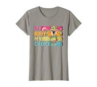 Mon Corps, Mon Choix T-Shirt, Femme, Ardoise, XS