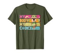 Mon Corps, Mon Choix T-Shirt, Homme, Olive, M