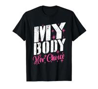 « Mon Corps, Son Choix » : Phrase drôle, Copine, Copain T-Shirt Graphique avec Valeur, Homme, Noir, L