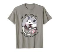 Mon Cou, Mon Dos, ma Crise d'anxiété, mème drôle d'opossum T-Shirt