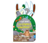 Mon coucou sonore - À qui sont ces cornes animaux - Daniel Roode - Auzou Philippe Eds - cartonné - Album éveil dès la naissance