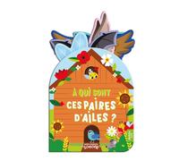Mon coucou sonore - À qui sont ces paires d'ailes ? - Emeline Barrea - Auzou Éditions - cartonné - Album éveil dès la naissance