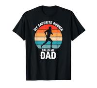 Mon Coureur Longue Distance Préféré m'appelle Papa T-Shirt