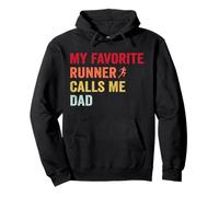 Mon Coureur préféré m'appelle Papa Track and Field Daddy Sweat à Capuche