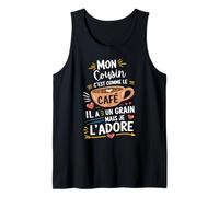 Mon Cousin comme Le Café - Cadeau Humour Café Débardeur