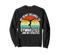 Mon cœur Appartient à la Gymnastique et à la Gymnastique de Mes athlètes Sweatshirt