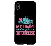 Mon cœur Appartient à Un Camionneur - Cute Love Trucker Wife Coque pour iPhone XS Max
