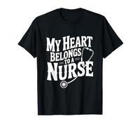 Mon cœur Appartient à Une infirmière pour Les Amoureux des infirmières T-Shirt