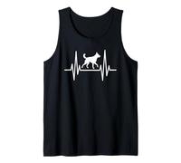 Mon cœur Bat au Rythme des Pattes de Chien Débardeur