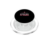 Mon cœur Bat dans Un Cours de Samba Amusant pour Une Danseuse de Samba PopSockets PopGrip pour MagSafe