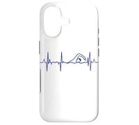 Mon cœur Bat pour la Natation Coque pour iPhone 17