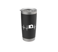 Mon cœur bat pour la photographie Gobelet isotherme en acier inoxydable double paroi