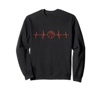 Mon cœur Bat pour Le Basket Sweatshirt