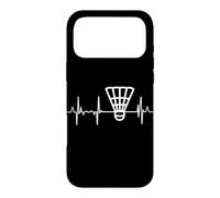 Mon cœur Bat pour Le cardiogramme du Badminton Coque pour iPhone 17 Pro Max