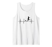 Mon cœur bat pour le joueur de Kickball ECG Débardeur