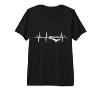Mon cœur Bat pour Le Rugby sous-Marin T-Shirt Haut de Gamme