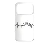 Mon cœur Bat pour Le Rythme Cardiaque d'un Cycliste BMX Coque pour iPhone 17 Pro